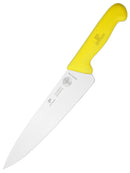 PAUL BROWN Classic 10 Inch X50CrMov15 Chef Knife with Soft Touch Yellow Handle