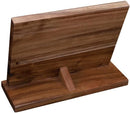 PAUL BROWN® Dual Magnetic Chef Knife Acacia Wooden Block Holder Rack Magnetic Universal Stands with Strong Enhanced Magnets Strip Kitchen Storage Cutlery Large Organizer