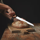 PAUL BROWN Classic 10 Inch X50CrMov15 Bread Knife with Soft Touch Black Handle
