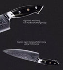 PAUL BROWN Chef Knife length 8 Inch Chef's Choice Made of 67 Layers Damascus Steel with VG10 Core Ergonomic G10 Handle