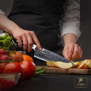 PAUL BROWN Chef Knife length 8 Inch Chef's Choice Made of 67 Layers Damascus Steel with VG10 Core Ergonomic G10 Handle