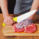 PAUL BROWN Classic 8 Inch X50CrMov15 Chef Knife with Soft Touch Yellow Handle
