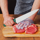 PAUL BROWN Classic 12 Inch X50CrMov15 Chef Knife with Soft Touch Green Handle