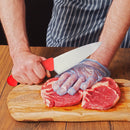 PAUL BROWN Classic 6 Inch X50CrMov15 Chef Knife with Soft Touch Red Handle