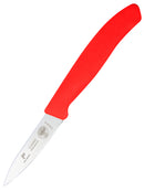 PAUL BROWN Classic 3 Inch X50CrMov15 Paring Knife with Soft Touch Red Handle
