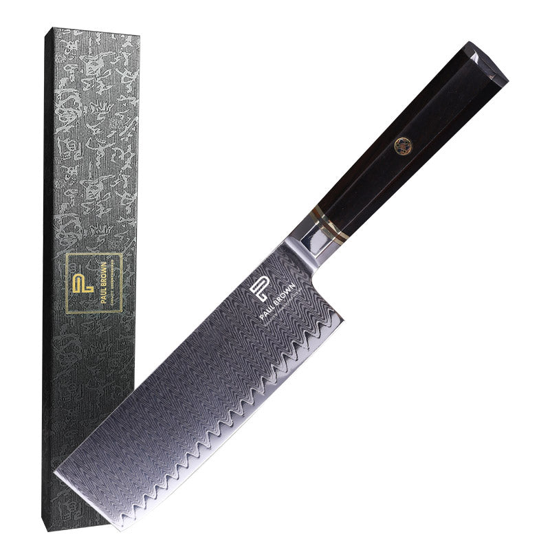 7 Inch VG10 67 Layers Damascus Nakiri Knife | Best 7 Inch VG10 67 ...