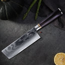6.5 Inch Ebony Wood Handle 67 Layers VG10 Damascus Steel Knife Kitchen Knife Nakiri Knife