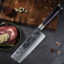 6.5 Inch Ebony Wood Handle 67 Layers VG10 Damascus Steel Knife Kitchen Knife Nakiri Knife