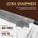 PAUL BROWN® Chef Knife Premium Japanese high carbon Steel with Wooden Handle with Ultra Sharp corrosion-resistant Edge