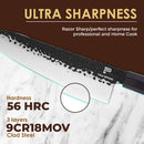 8 inch 3 Layers High Carbon Steel Chef Knife