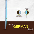 PAUL BROWN Classic 12 Inch German Steel Honing Rod (Sharpening Steel) with Soft Touch White Handle