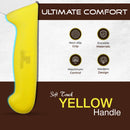 PAUL BROWN Classic 10 Inch X50CrMov15 Chef Knife with Soft Touch Yellow Handle