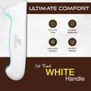 PAUL BROWN Classic 10 Inch X50CrMov15 Chef Knife with Soft Touch White Handle