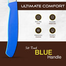 PAUL BROWN Classic 3 Inch X50CrMov15 Paring Knife with Soft Touch Blue Handle