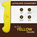 PAUL BROWN Titan 10 Inch X50CrMov15 Chef Knife with Soft Touch Yellow Handle