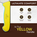 PAUL BROWN Classic 6 Inch X50CrMov15 Chef Knife with Soft Touch Yellow Handle