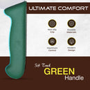 PAUL BROWN Titan 10 Inch X50CrMov15 Chef Knife with Soft Touch Green Handle