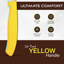 PAUL BROWN Classic 3 Inch X50CrMov15 Paring Knife with Soft Touch Yellow Handle