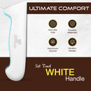 PAUL BROWN Classic 8 Inch X50CrMov15 Chef Knife with Soft Touch White Handle