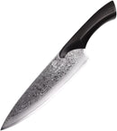 PAUL BROWN Chef Knife length 8 Inch Cheetah Series Made of 67 Layers Damascus Steel with VG10 Core Ergonomic Ebony Wood Handle