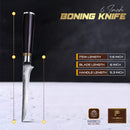 6 inch Ebony Wood Handle Boning Knife 67 Layers VG10 Damascus Steel Chef Kitchen Knife