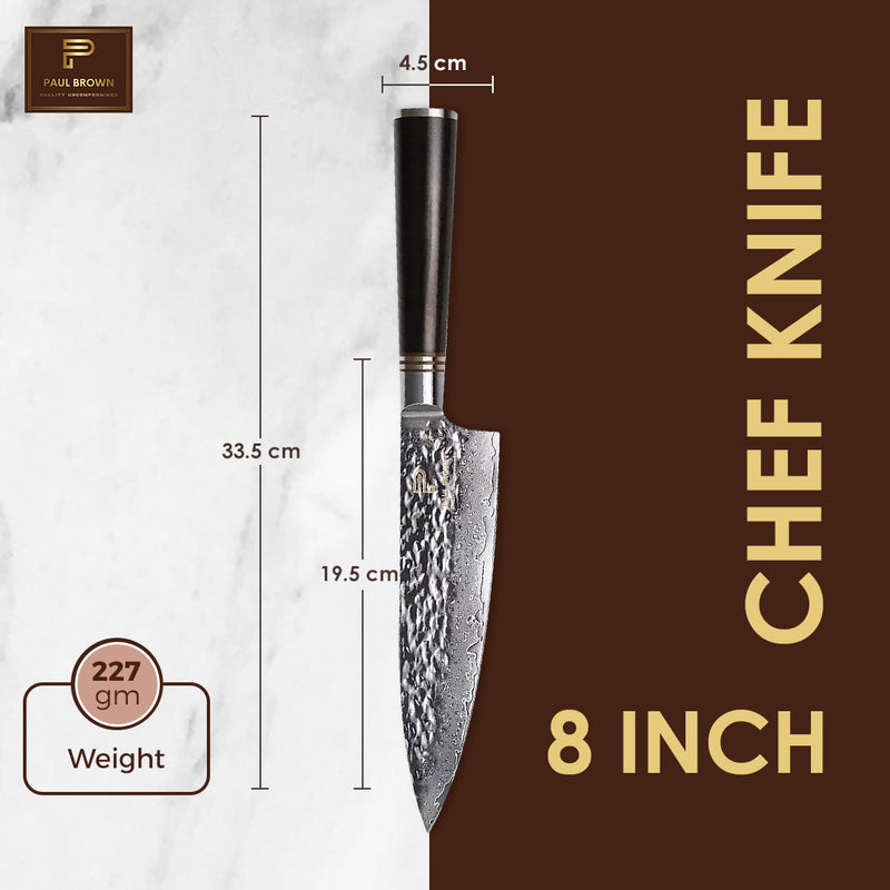 8 Inch VG10 67 layers Hammer pattern chef knife