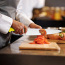 PAUL BROWN Classic 12 Inch X50CrMov15 Chef Knife with Soft Touch Yellow Handle