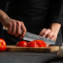 8 Inchs Kiritsuke Knife 67 Layers Damascus Steel, VG10 Core with Olive Wooden Handle