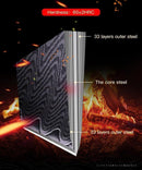 PAUL BROWN Chef Knife Premium Hammered Japanese high carbon Steel with Wooden Handle with Ultra Sharp corrosion-resistant Edge (Knight, 7" Suntuko)