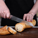 PAUL BROWN Serrated Bread Knife length 8 Inch 67 Layers Damascus Steel withe Ergonomic Wooden Handle (Premium)