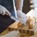 PAUL BROWN Serrated Bread Knife length 8 Inch 67 Layers Damascus Steel withe Ergonomic Wooden Handle (Premium)