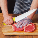 PAUL BROWN Classic 12 Inch X50CrMov15 Chef Knife with Soft Touch Yellow Handle