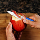 PAUL BROWN Classic 3 Inch X50CrMov15 Paring Knife with Soft Touch Blue Handle