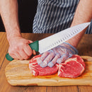 PAUL BROWN Titan 10 Inch X50CrMov15 Chef Knife with Soft Touch Green Handle