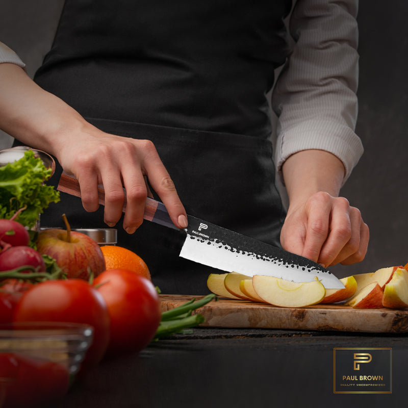 8 inch 3 Layers High Carbon Steel Chef Knife