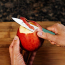 PAUL BROWN Classic 3 Inch X50CrMov15 Paring Knife with Soft Touch Green Handle