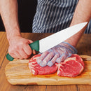 PAUL BROWN Classic 10 Inch X50CrMov15 Chef Knife with Soft Touch Green Handle