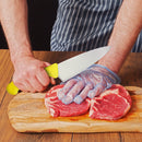 PAUL BROWN Classic 6 Inch X50CrMov15 Chef Knife with Soft Touch Yellow Handle