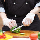 PAUL BROWN® Chef Knife Premium Hammered Japanese high carbon Steel with Wooden Handle with Ultra Sharp corrosion-resistant Edge (Deluxe, 5")