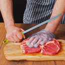 PAUL BROWN Classic 12 Inch German Steel Honing Rod (Sharpening Steel) with Soft Touch Yellow Handle