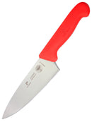 PAUL BROWN Classic 6 Inch X50CrMov15 Chef Knife with Soft Touch Red Handle