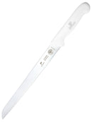 PAUL BROWN Classic 10 Inch X50CrMov15 Bread Knife with Soft Touch White Handle