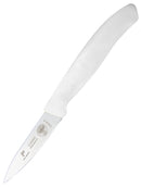 PAUL BROWN Classic 3 Inch X50CrMov15 Paring Knife with Soft Touch White Handle