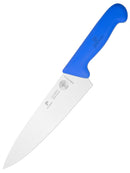PAUL BROWN Classic 8 Inch X50CrMov15 Chef Knife with Soft Touch Blue Handle