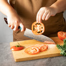 8 Inches Chef Knife 37 Layer Diamond Damascus Steel, Turquoise & Copper Mesh Resin Handle