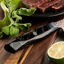 8 Inches Chef Knife 37 Layer Diamond Damascus Steel, with G10 & Copper Mesh Resin Handle