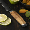 5 Inchs Utility Knife 67 Layers Damascus Steel, VG10 Core with Olive Wooden Handle