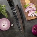 8 Inches Chef Knife 37 Layer Diamond Damascus Steel, with G10 & Copper Mesh Resin Handle