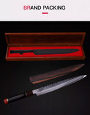 Yanagiba Knife length 10.5 Inch Premium Series Made of 67 layers Japanese SKD11 Damascus Steel