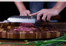 Santoku Knife length 7 Inch Standard Series Made of 3 layer 9CR18MOV Clad Steel